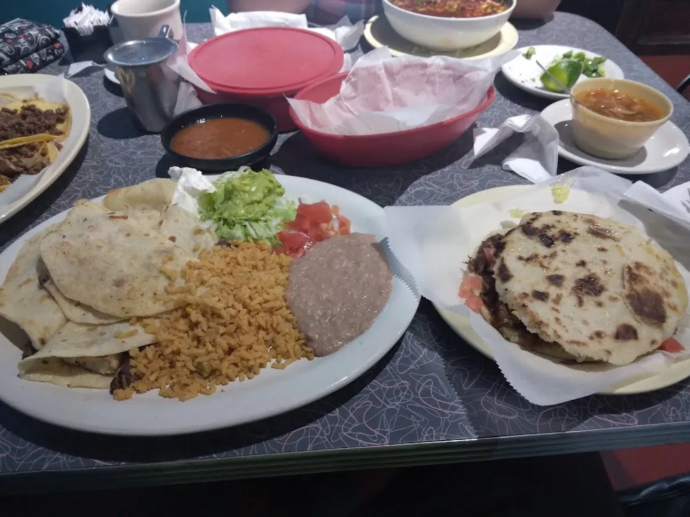 Quesadillas Plate and Gorditad